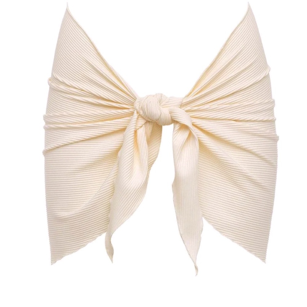 Montce nude/tan ribbed sarong size Small